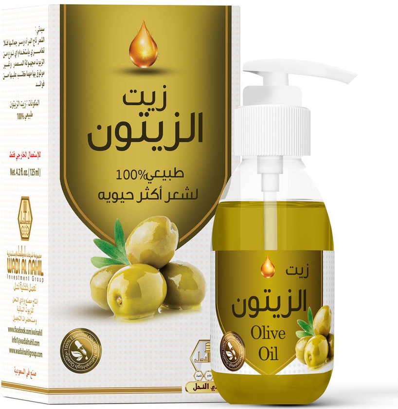Wadi Al Nahl Hair Oil Olive - 125 Ml