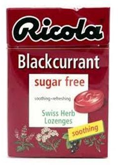 Ricola Blackcurrant Swiss Herb Lozenges - 50 g