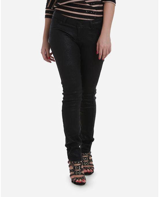 Ravin Textured Skinny Jeans - Black