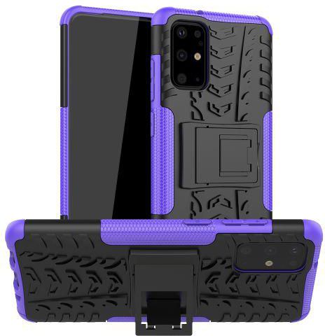 For Galaxy S20+ Tire Texture TPU+PC Protective Case(Purple)