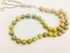 Sherif Gemstones Natural Green Agate 33 Beads Rosary