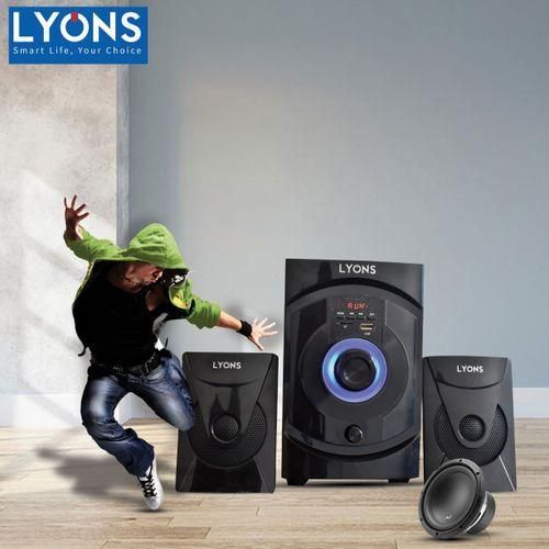 Lyons ELP-2563- 2.1CH Multimedia Speaker System Black