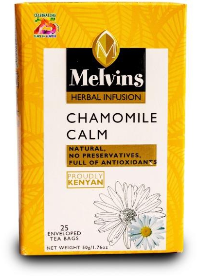 MELVINS CHAMOMILE TEA BAGS 25'S