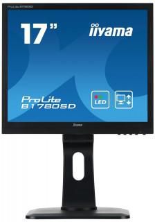 B1780SD-B1 iiyama 17" 1280x1024, 13 cm Height Adj. Stand, Pivot, Speakers, VGA, DVI, 250cd/m², 5ms