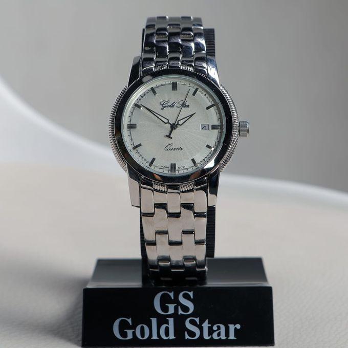 Gold Star 3 Stainless Steel Watch For Men
