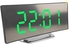 Digital Alarm Clock LED Digital Alarm Clock Mirror Alarm Clock Silent Table Clock With Large Numbers LED Display Green