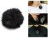 DMK Power Coopic Furry Outdoor Microphone Windscreen Wind Muff Windshield For Lapel Lavalier Bym1 Microphone Black Color