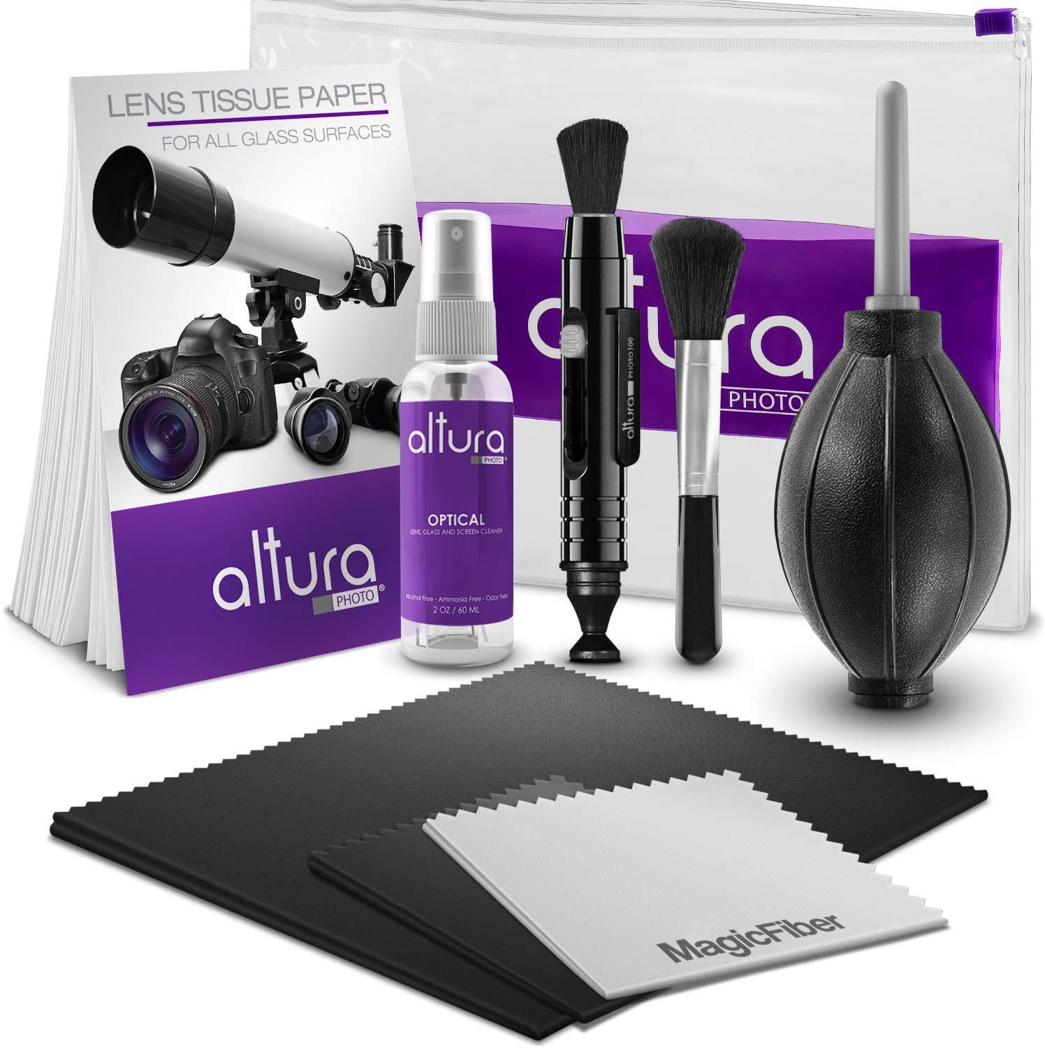 Altura Photo Professional Cleaning Kit fo20r DSLR Cameras and Sensitive Electronics Bundle with 2oz Altura Photo Spray Lens and LCD Cleaner