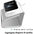 Aluminum Metal Charging Stand Docking Station for Apple Watch 38mm/42mm Silver