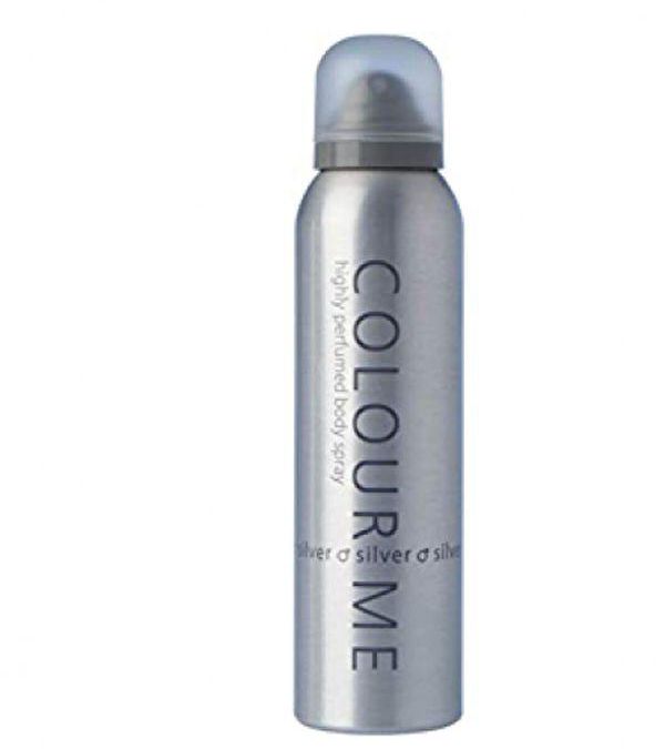 Colour Me Body Spray - Silver - For Men - 150ml