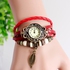 Original High Quality Women Genuine Leather Vintage Watch bracelet Wrist watches Tree leaf-Color Random Delivery
