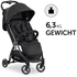 Hauck Swift X Super Light Pushchair for City and Holidays up to 18 kg, Small and Compact Folding, Auto Fold, With Lying Position, Switch Canopies and Designs Separately Available - black