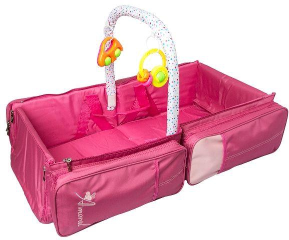 Ameral 2-in-1 Baby Bed and Bag -  B100 Pink