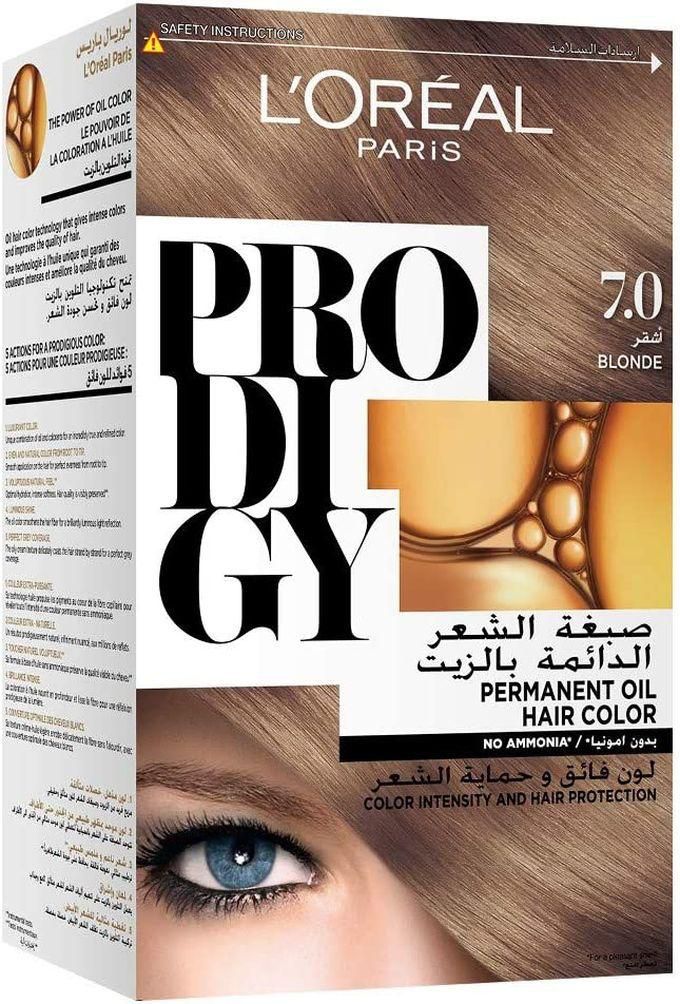 L'Oreal Paris Prodigy Ammonia Free Hair Color - 7.0 Blonde / Almond