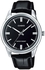 Watch for Men by Casio , Analog , Leather , Black , MTP-V005L-1A