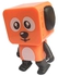 ستيريو صغير بخاصية البلوتوث بتصميم روبوت ذكي بشكل كلب راقص 6.2x9.5x4.1سم