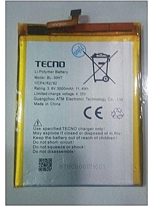 Tecno C8 Battery Bl-30HT - Silver