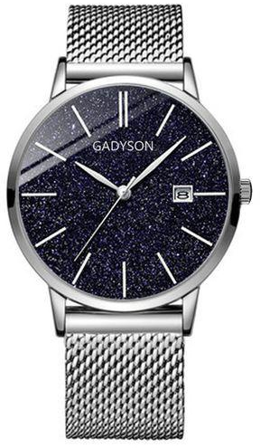 Gadyson Men Mesh Strap Quartz Stainless Steel Watch - Silver