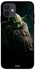 Yoda Printed Case Cover -for Apple iPhone 12 Black/Green/Grey أسود / أخضر / رمادي