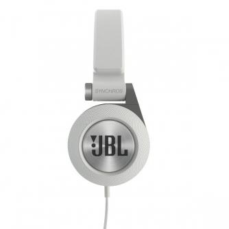 JBL E30 On-Ear Headphones with JBL Pure Bass and DJ-Pivot Ear Cup - White
