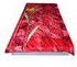 Touchwood Flora Twin - Single Size 1 Ply Raschel Blanket Dark Red