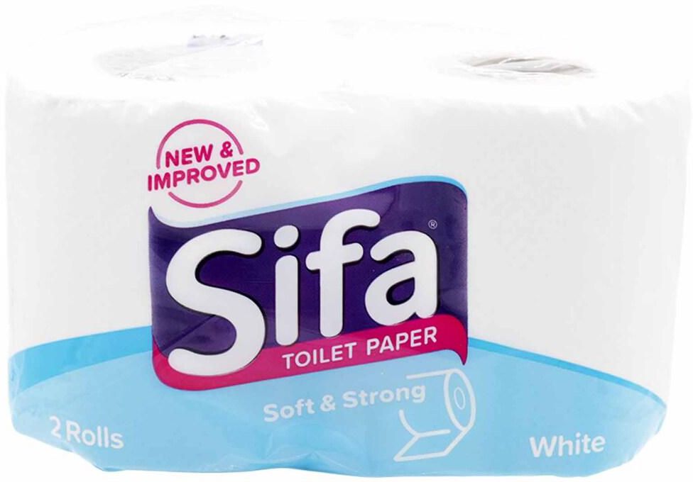 Sifa Toilet Roll White Pack Of 2