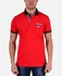Town Team Chest Logo Polo shirt - Red