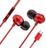 Type-C Metal Earphones for Oneplus 8 7 Pro 6t In-ear Mic Wire Control Bass Magnetic Headset Earphone for Huawei P40 Pro USB C