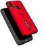 Huawei Y9 2019 Detachable TPU + PC Hybrid Grid Protective Cover With Invisible Kickstand - Red