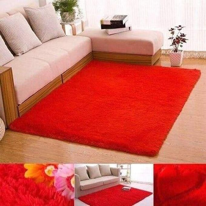 Generic Fluffy Soft Fluffy Carpets 7*10 Red