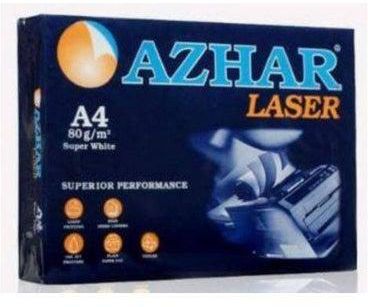 AZHAR A ream of A4 photocopy and printing paper 80 gm