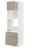 METOD / MAXIMERA High cab f oven/micro w dr/2 drwrs, white/Veddinge white, 60x60x200 cm - IKEA