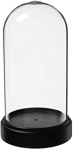 Clear Acrylic Box Bell for Product Show Display Case Toys Dustproof 2.4"x4.7" 
