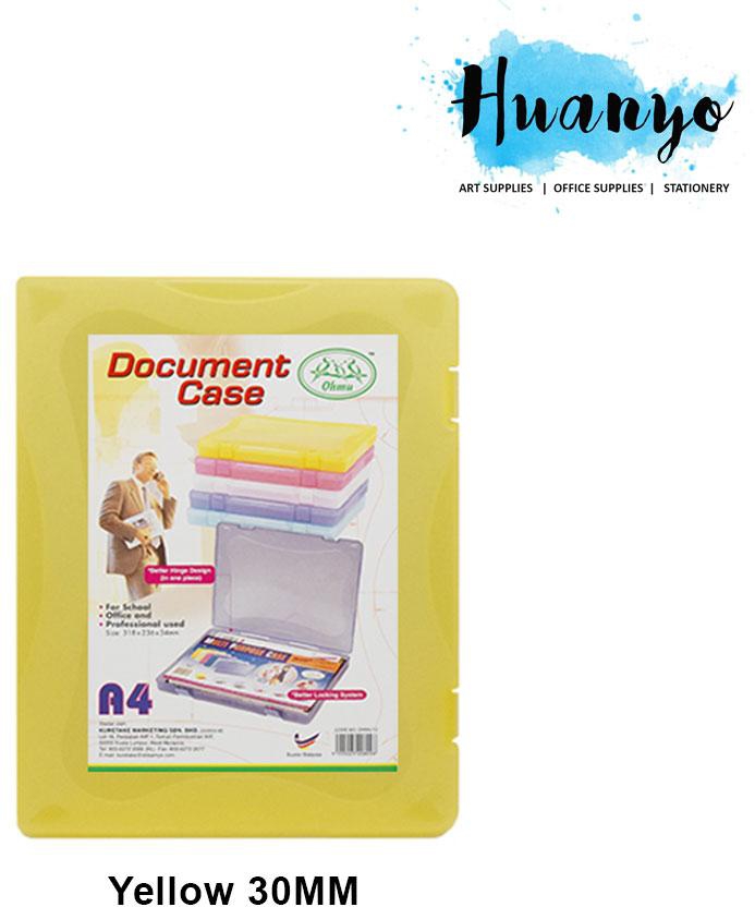 Huanyo Ohmu Plastic Document Case File Holder A4 (20MM/30MM)
