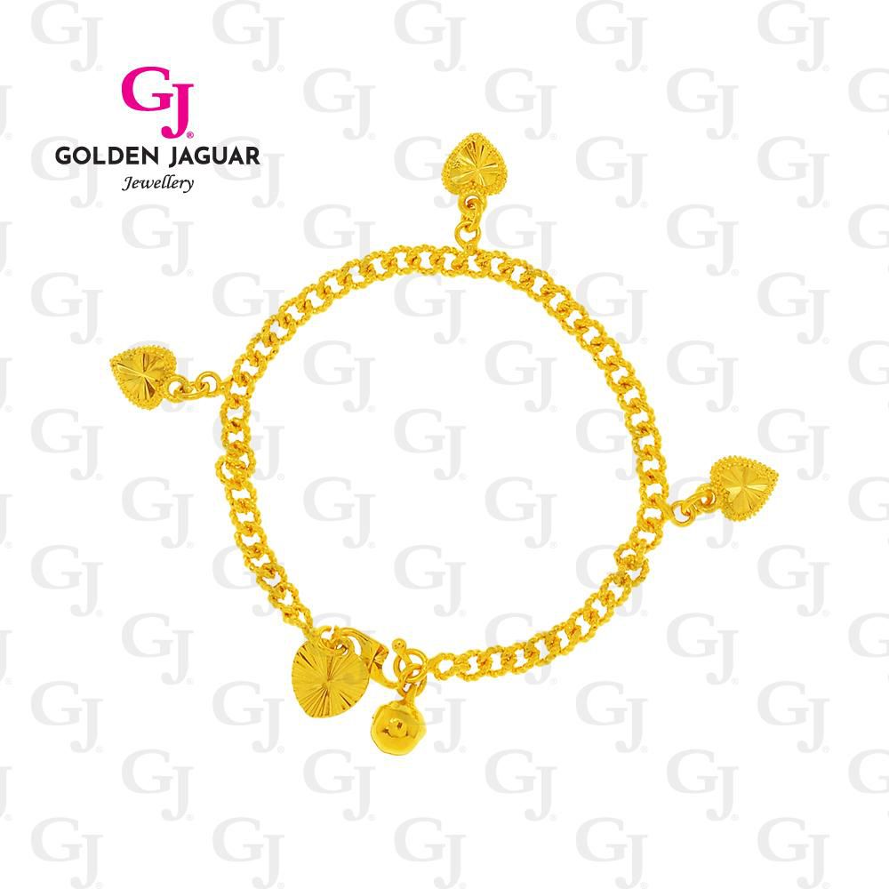 GJ Jewelry Emas Korea Bracelet - Love Kids 9560334-0