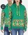 Ultimate Fashion Wear Unisex Ethnic Ornaments Hoodie - Green