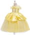 Yellow Roses Princess Costume Dress Off Shoulder Layered Dress up