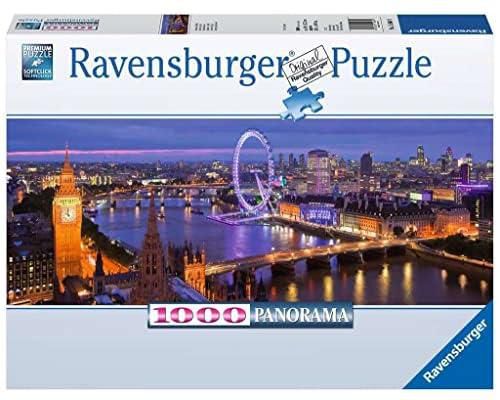 Ravensburger London at Night Panorama 1000 Piece Jigsaw Puzzle for Adults - Every Piece is Unique, Softclick Technology Means Pieces Fit Together Perfectly