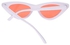 نظارة شمسية بإطار على شكل عين القطة مع عدسات حماية من الأشعة فوق البنفسجية للنساء