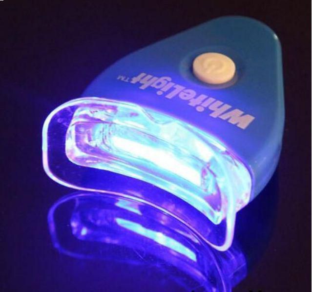 طقم جهاز تبييض الأسنان الصحي الفوري من WhiteLight بتقنية LED مع جل التبييض الخاص