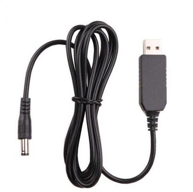DC 5V To 12V USB Power Cable, USB Power Supply Cable With DC 5.5 X 2.1mm Plug For Router To Avoid Power Outage