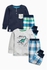 Navy/Grey Woven Check Pyjamas Two Pack (12mths-8yrs)