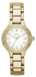 ساعة يد تشامبرز بعقارب طراز NY2221 - مقاس 28 مم - لون ذهبي للنساء