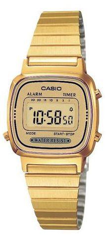Casio LA670WGA-9DF For Women- Digital, Dress Watch
