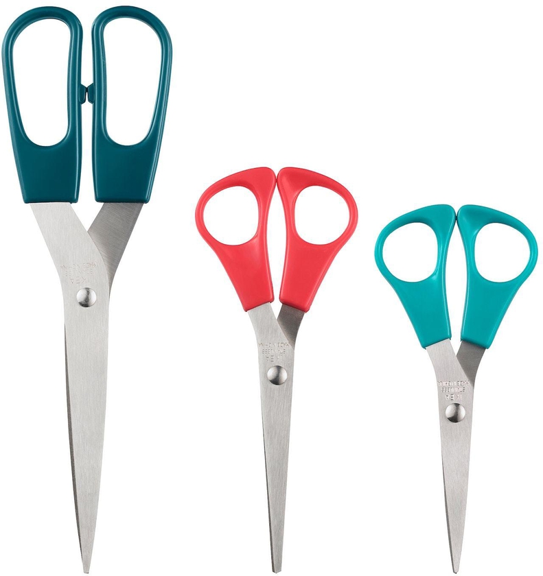 Trojka - Scissors, Set Of 3, Multicolour