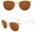 Vintage Round Sunglasses for Women Men Classic Retro Designer Style Upgraded UV400 Protection Fashionable TR90 Frame Perfect Craftsmanship