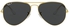 Aviator Large Metal Gold Sunglasses