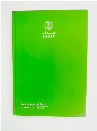 SINGLE LINE HARD COVER NOTE BOOK 100 SHEET 22x16CM FOR STUDENT SCHOOL