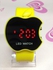 YYTstore owned Unisex Digital LED Dial Silicone Band Watch - Yellow