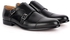 J.M Weston Classy Black Double strap Designed Men's Leather Shoe